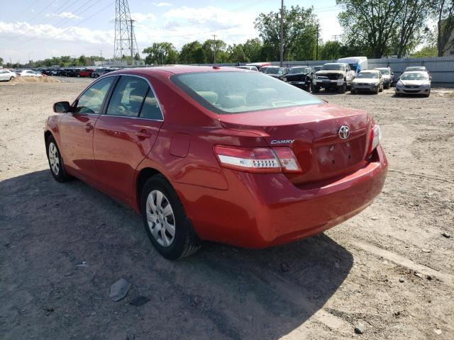 Photo 3 from auction – 2011 TOYOTA CAMRY BASE with VIN 4T1BF3EK0BU138180
