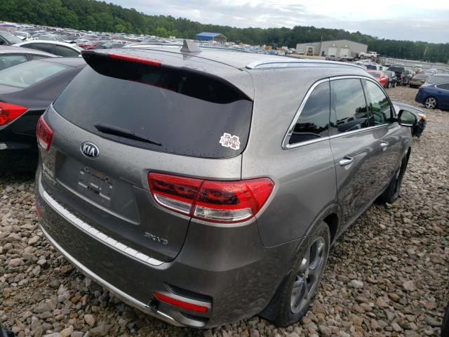 Photo 4 from auction – 2016 KIA SORENTO SX with VIN 5XYPK4A58GG118098