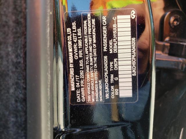 Photo 10 from auction – 2018 INFINITI QX30 BASE with VIN SJKCH5CP6JA045206
