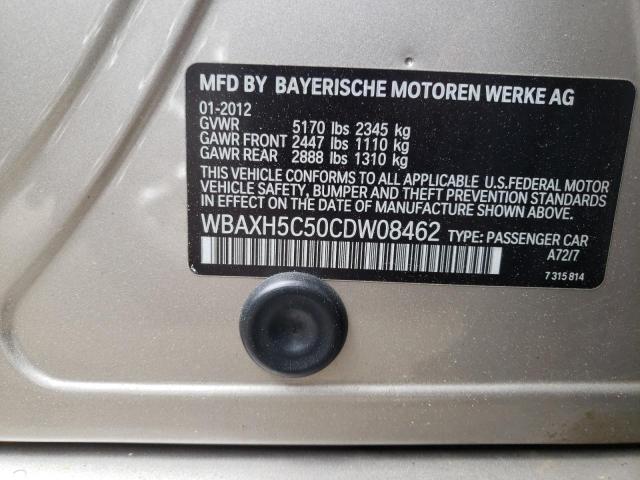 Photo 10 from auction – 2012 BMW 528 XI with VIN WBAXH5C50CDW08462