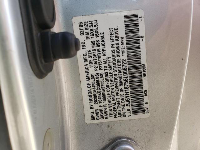 Photo 10 from auction – 2006 HONDA ELEMENT EX with VIN 5J6YH18756L006722