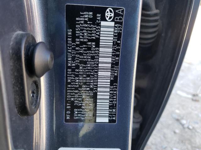 Photo 10 from auction – 2014 TOYOTA COROLLA L with VIN 5YFBURHEXEP060589