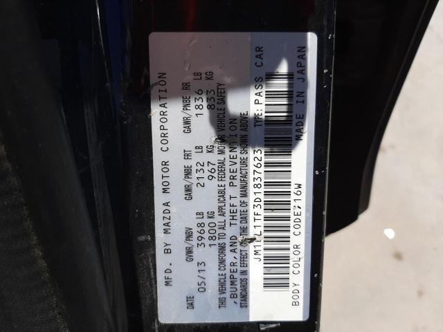 Photo 10 from auction – 2013 MAZDA 3 I with VIN JM1BL1TF3D1837623