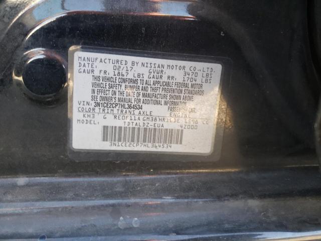Photo 10 from auction – 2017 NISSAN VERSA NOTE with VIN 3N1CE2CP7HL364534