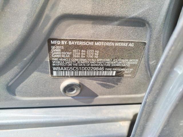 Photo 10 from auction – 2013 BMW 528 I with VIN WBAXG5C51DD229846