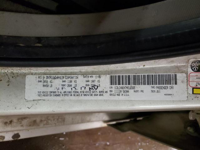 Photo 10 from auction – 2007 CHRYSLER SEBRING with VIN 1C3LC46KX7N516565
