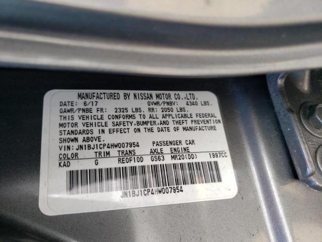 Photo 10 from auction – 2017 NISSAN ROGUE with VIN JN1BJ1CP4HW007954