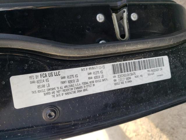 Photo 10 from auction – 2016 CHRYSLER 300C with VIN 2C3CCAEG1GH156476