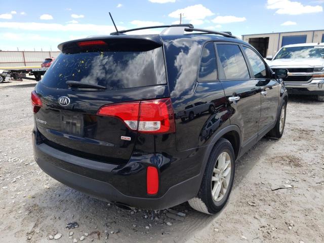 Photo 4 from auction – 2014 KIA SORENTO LX with VIN 5XYKT3A67EG443090