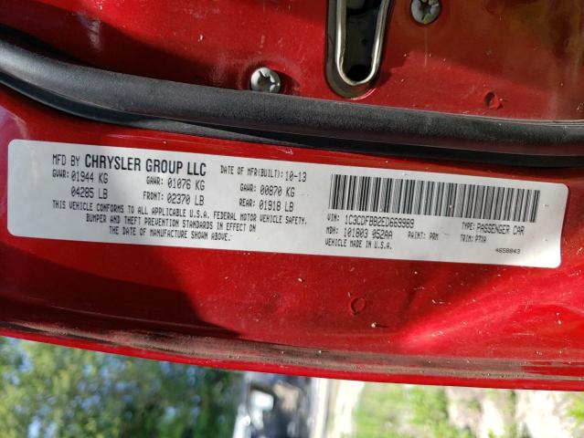 Photo 10 from auction – 2014 DODGE DART with VIN 1C3CDFBB2ED669989