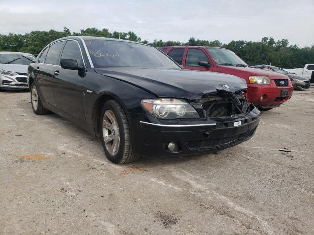 BMW 750 2007 with VIN WBAHN83557DT67521 - Photo from auction