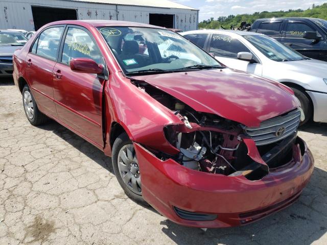 TOYOTA COROLLA CE 2003 with VIN 1NXBR32E33Z169480 - Photo from auction