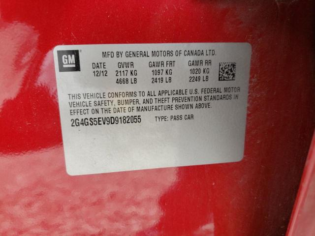 Photo 10 from auction – 2013 BUICK REGAL PREM with VIN 2G4GS5EV9D9182055