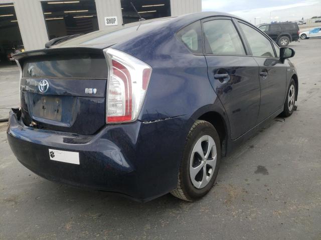 Photo 4 from auction – 2014 TOYOTA PRIUS with VIN JTDKN3DU5E0392215