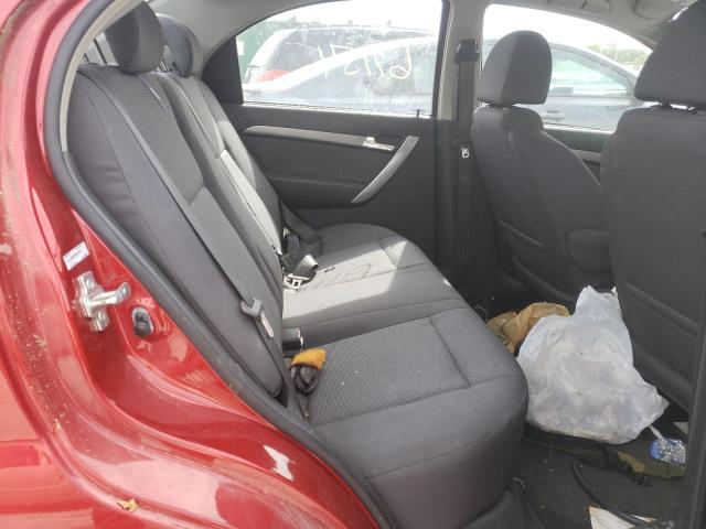 Photo 6 from auction – 2009 CHEVROLET AVEO LS with VIN KL1TD56E69B627070
