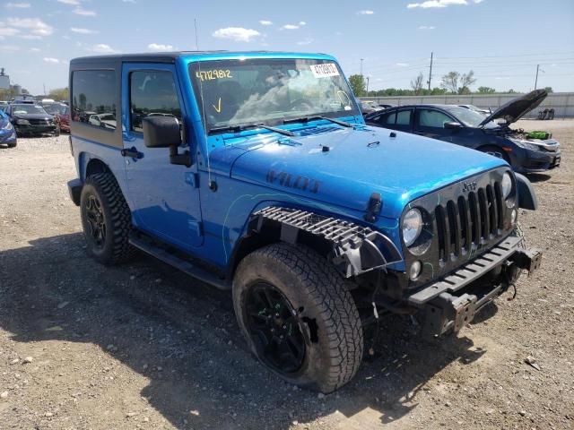 JEEP WRANGLER S 2014 with VIN 1C4AJWAG3EL257160 - Photo from auction