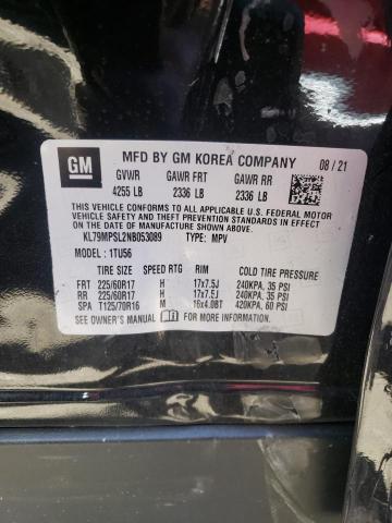 Photo 10 from auction – 2022 CHEVROLET TRAILBLAZE with VIN KL79MPSL2NB053089