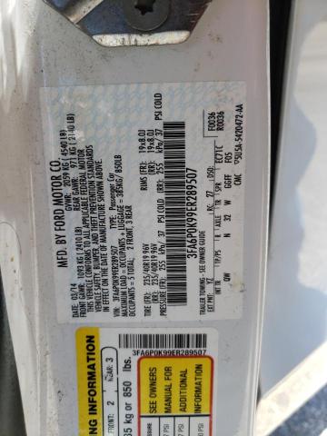 Photo 10 from auction – 2014 FORD FUSION TIT with VIN 3FA6P0K99ER289507