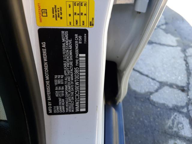 Foto 10 de la subasta – 2014 MINI COOPER S C con VIN WMWZC3C59EWT00385