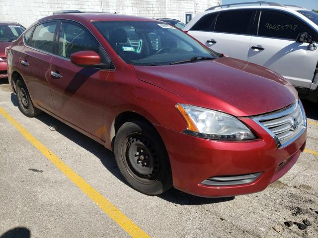 NISSAN SENTRA S 2015 with VIN 3N1AB7AP0FL696859 - Photo from auction