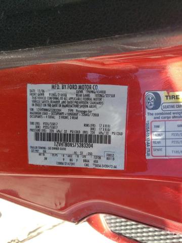 Photo 10 from auction – 2007 FORD MUSTANG with VIN 1ZVHT80N575283204