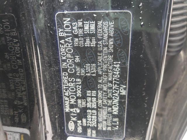 Photo 10 from auction – 2015 KIA SOUL with VIN KNDJN2A27F7764641