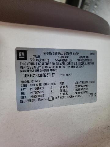 Photo 10 from auction – 2008 GMC YUKON with VIN 1GKFC13038R237127
