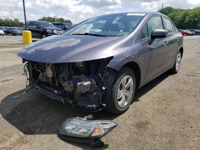 Photo 2 from auction – 2015 HONDA CIVIC LX with VIN 19XFB2F55FE275172