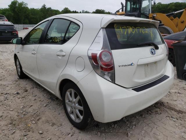 Photo 3 from auction – 2012 TOYOTA PRIUS C with VIN JTDKDTB34C1011992