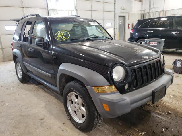 JEEP LIBERTY SP 2005 with VIN 1J4GL48K85W705453 - Photo from auction