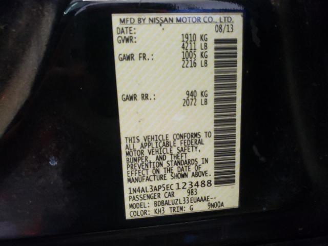 Photo 10 from auction – 2014 NISSAN ALTIMA 2.5 with VIN 1N4AL3AP5EC123488