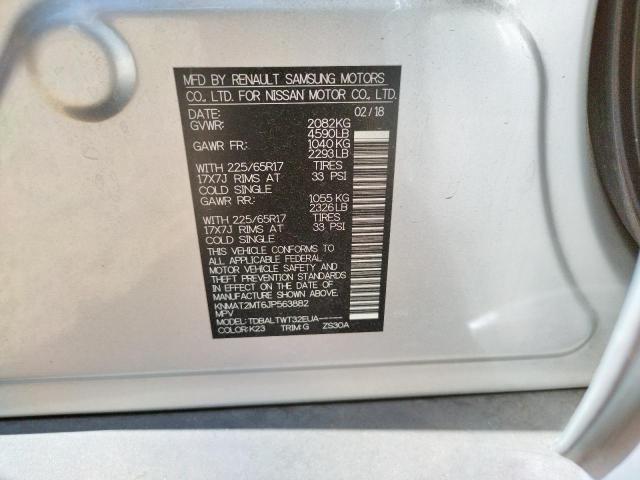 Photo 10 from auction – 2018 NISSAN ROGUE S with VIN KNMAT2MT6JP563882