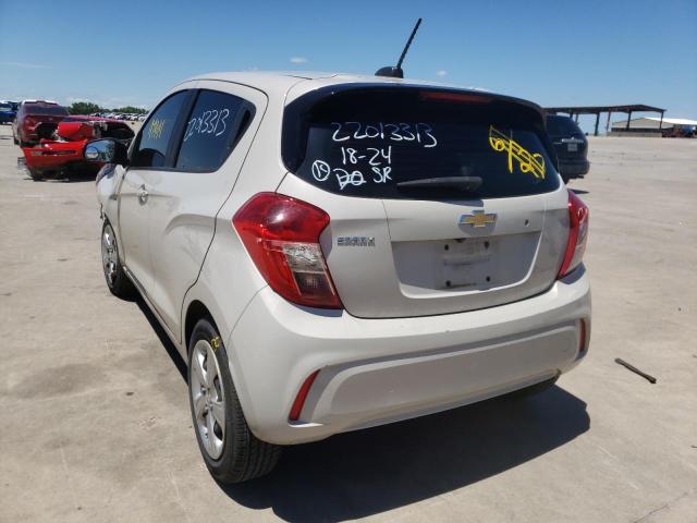 Photo 3 from auction – 2020 CHEVROLET SPARK LS with VIN KL8CB6SA0LC400555