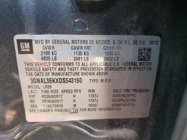 Photo 10 from auction – 2013 CHEVROLET CAPTIVA LT with VIN 3GNAL3EKXDS543160