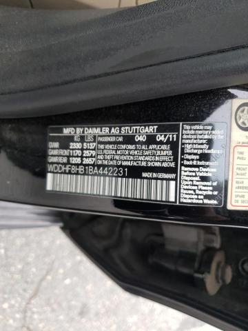 Photo 10 from auction – 2011 MERCEDES-BENZ E 350 4MAT with VIN WDDHF8HB1BA442231