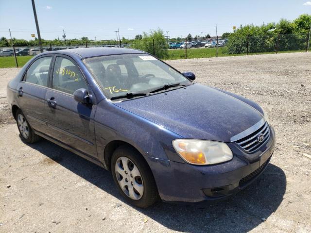 KIA SPECTRA EX 2007 with VIN KNAFE121675481731 - Photo from auction