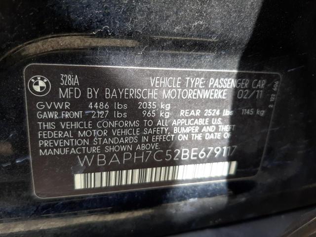 Photo 10 from auction – 2011 BMW 328 I with VIN WBAPH7C52BE679117