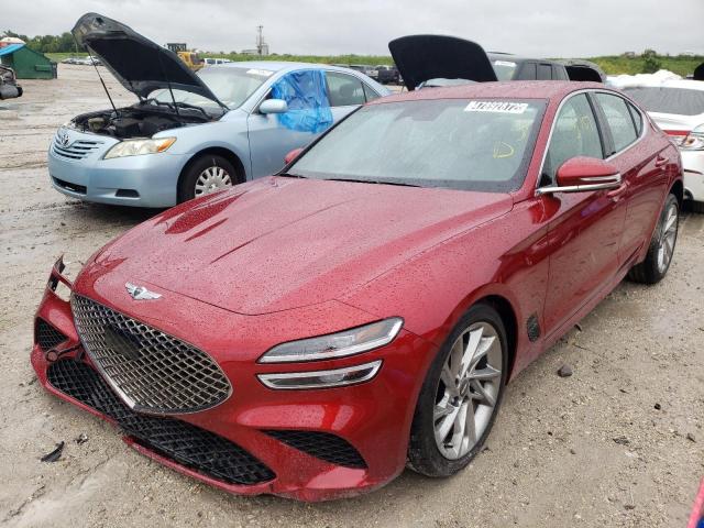 Photo 2 from auction – 2022 GENESIS G70 BASE with VIN KMTG34TA9NU093412