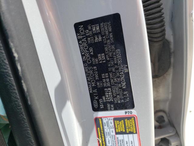 Photo 10 from auction – 2016 KIA SOUL with VIN KNDJN2A21G7859519
