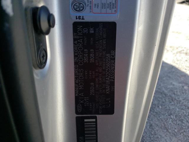 Photo 10 from auction – 2012 KIA FORTE EX with VIN KNAFU6A22C5560558