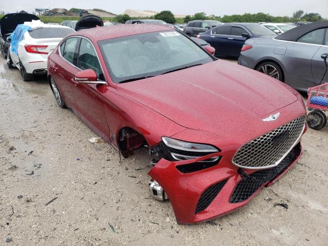 GENESIS G70 BASE 2022 with VIN KMTG34TA9NU093412 - Photo from auction