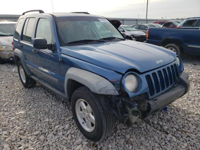 JEEP LIBERTY SP 2005 with VIN 1J4GL48K45W601560 - Photo from auction