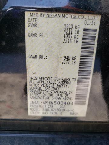 Photo 10 from auction – 2013 NISSAN ALTIMA 2.5 with VIN 1N4AL3AP1DN500403