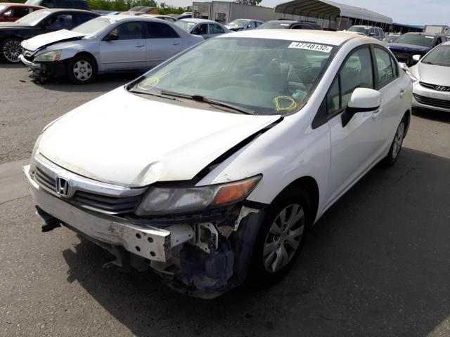 Photo 2 from auction – 2012 HONDA CIVIC LX with VIN 19XFB2F59CE369728