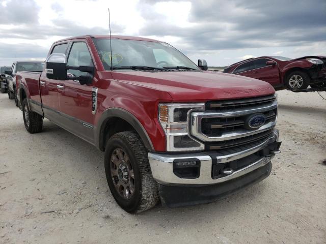 Photo 1 from auction – 2021 FORD F250 SUPER with VIN 1FT8W2BTXMEE15565