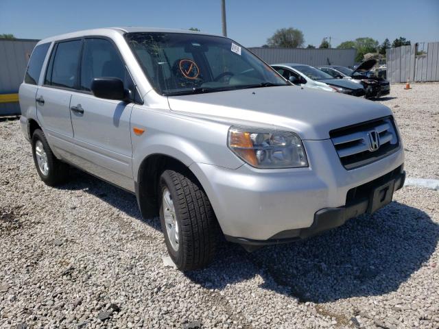 HONDA PILOT LX 2007 with VIN 5FNYF281X7B018883 - Photo from auction