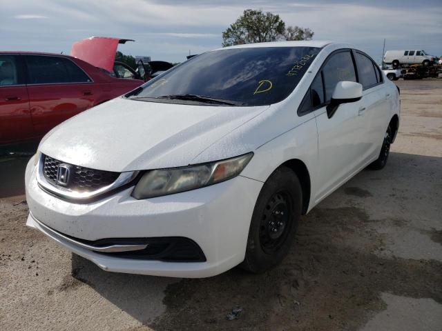 Photo 2 from auction – 2013 HONDA CIVIC LX with VIN 19XFB2E56DE058583