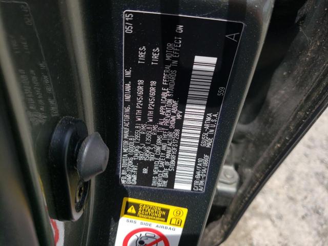 Photo 10 from auction – 2015 TOYOTA HIGHLANDER with VIN 5TDBKRFH3FS172968