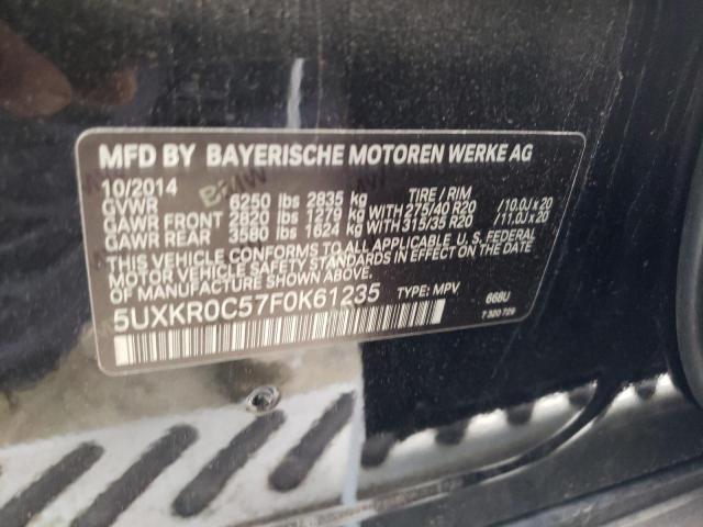 Photo 10 from auction – 2015 BMW X5 XDRIVE3 with VIN 5UXKR0C57F0K61235