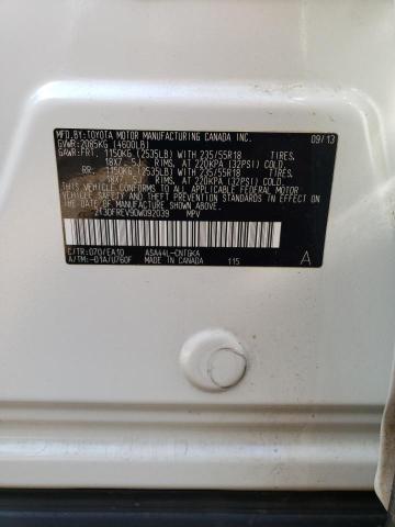 Photo 10 from auction – 2013 TOYOTA RAV4 LIMIT with VIN 2T3DFREV9DW092039